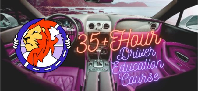 35 hour driver education logo and title training